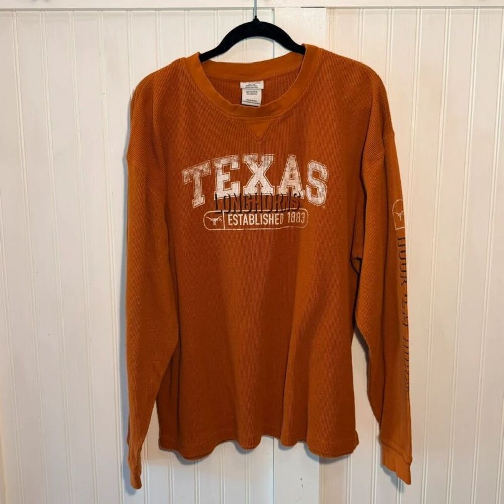 Texas Longhorns Shirt Men’s XL Aggies Football Fall long sleeve thermal ProEdge